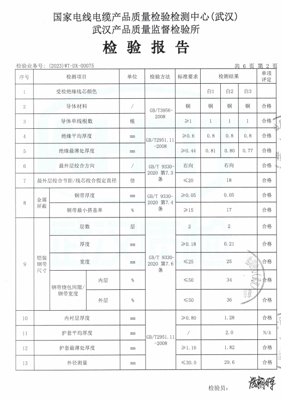 检验报告